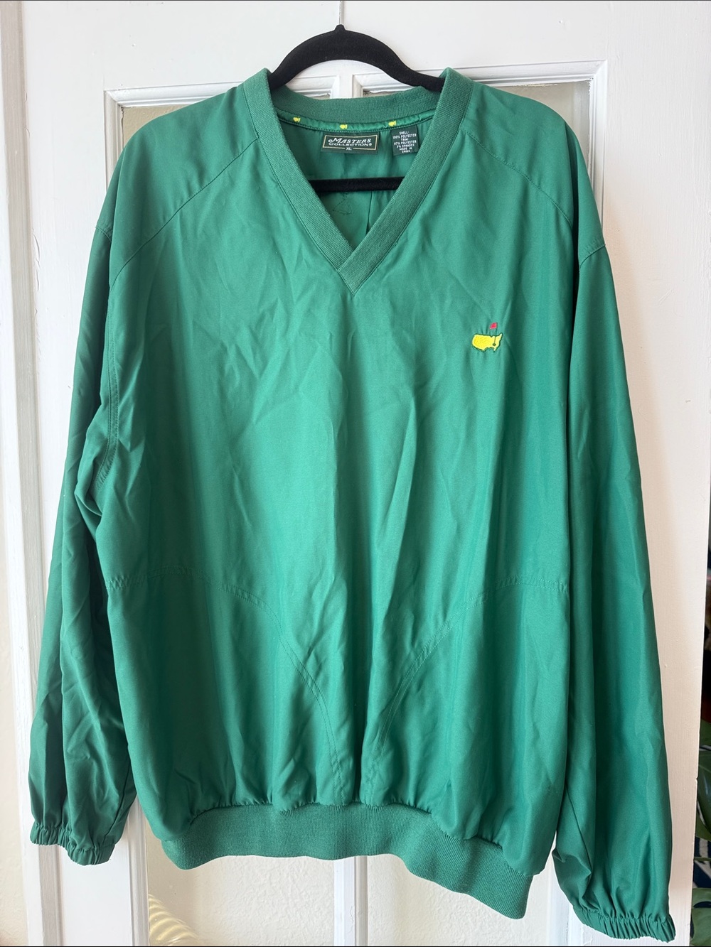 Masters Collection Green V-Neck Windbreaker